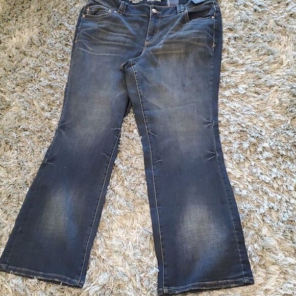 Lane Bryant Blue Distinctly Boot Cut Jeans - Picture 3 of 10